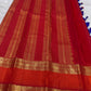 Kathiripoo violet and kumkumam red Rettapet pure silk Kanchipuram saree – view 5