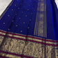 Traditional zari woven pink Kanchipuram silk saree with ornate pallu – Idam Living