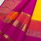 Turmeric Marigold Handwoven Pure Silk Kanchipuram Saree with Varnajaalam Multicolour Border