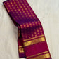 Vadamalli Pink Pure Silk Kanjeevaram Rettapet saree - Idam Living