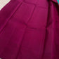 Vadamalli pink lightweight Kanjivaram silk saree with turquoise blue pallu, full view