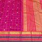 Varisaipet Kanchipuram saree with mayil chakram butta – border and pallu detail