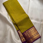 Varisaipet Kancheepuram saree – yali and floral zari border detail — Idam Living