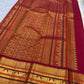 Paisley, peacock and floral zari motifs, warm-ivory Kanchipuram Korvai saree