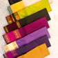 Wisteria Handwoven Pure Silk Kanjeevaram Saree with Ivory Zari Kattam Rettapet Border