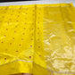 Yellow and ruby-red butta handloom Chanderi saree
