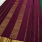 Lightweight Green Kanchipuram Silk Saree – Maroon Zari Pallu